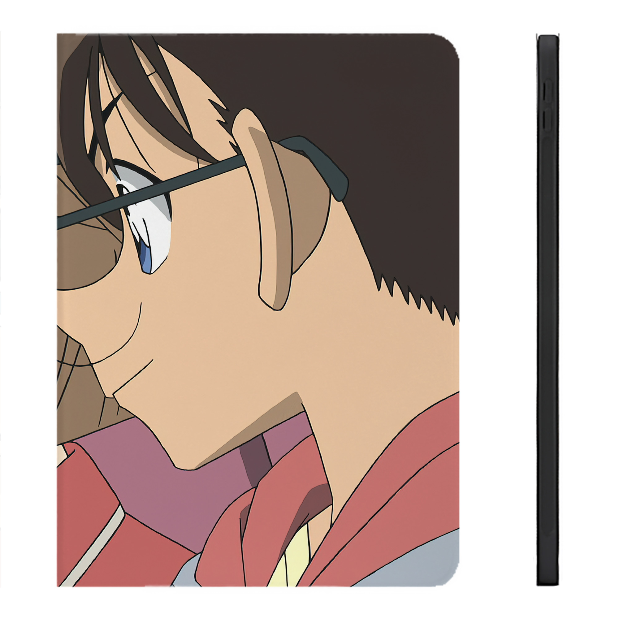（画像用） 名探偵コナン Detective Conan IPadケース ペンホルダー付き ブックスタイルデザイン